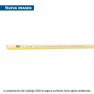 Tubo de 1/2' CPVC hidráulico RD 13.5, 3m, 0.3kg, FOSET