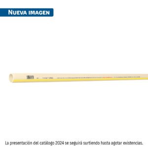 Tubo de 3/4' CPVC hidráulico RD 13.5, 3m, 0.5kg, FOSET