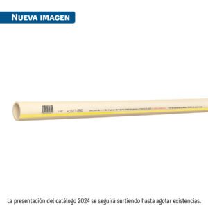Tubo de 1-1/2' CPVC hidráulico RD 11, 3m, 2.1kg, FOSET
