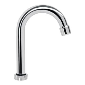 Cuello tipo bar para mezcladora de lavabo, cromo, BASIC