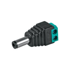 Conector de energía para CCTV tipo macho, VOLTECK