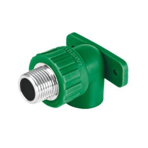 Codo oreja 90° PPR,  1/2', macho con inserto metálico, FOSET