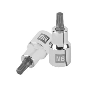 Dado punta corta bristol M8, cuadro 1/2', TRUPER