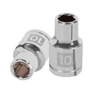 Dado de 10 mm, 6 puntas, cuadro 1/2', TRUPER