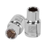 Dado de 7/16', 12 puntas, cuadro 1/2', TRUPER