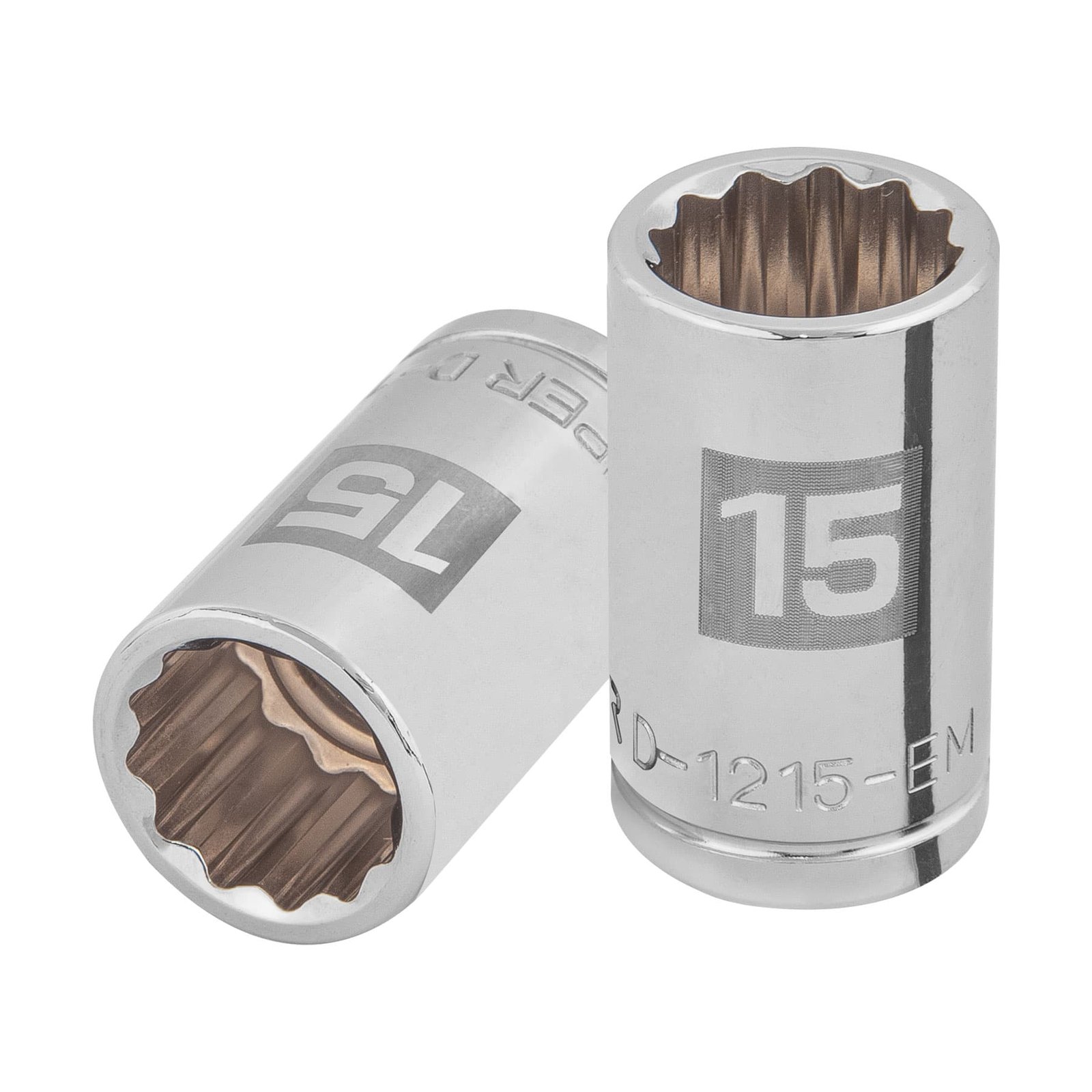Dado de 15 mm, 12 puntas, cuadro 1/2', TRUPER