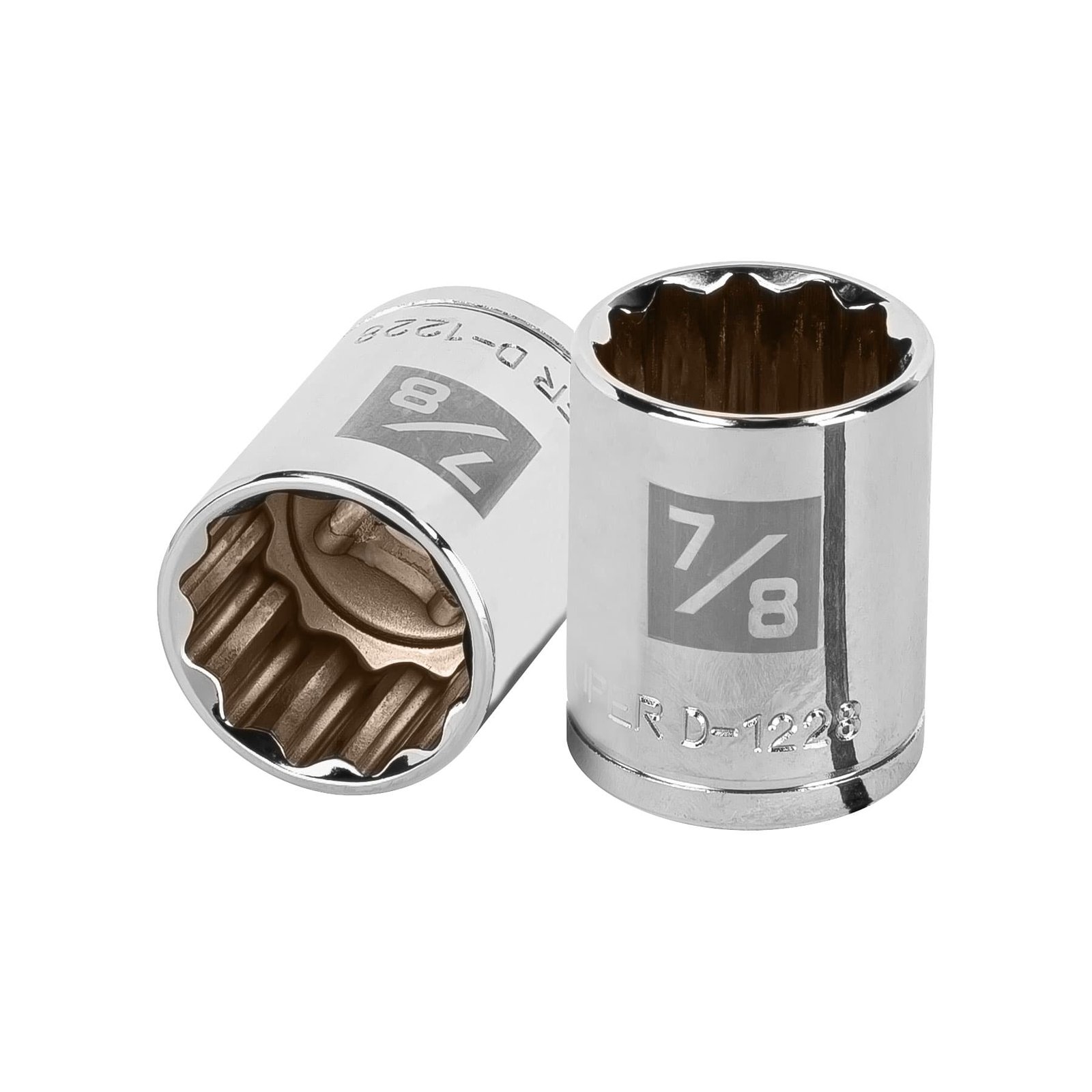 Dado de 7/8', 12 puntas, cuadro 1/2', TRUPER