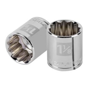 Dado de 1-1/8', 12 puntas, cuadro 1/2', TRUPER