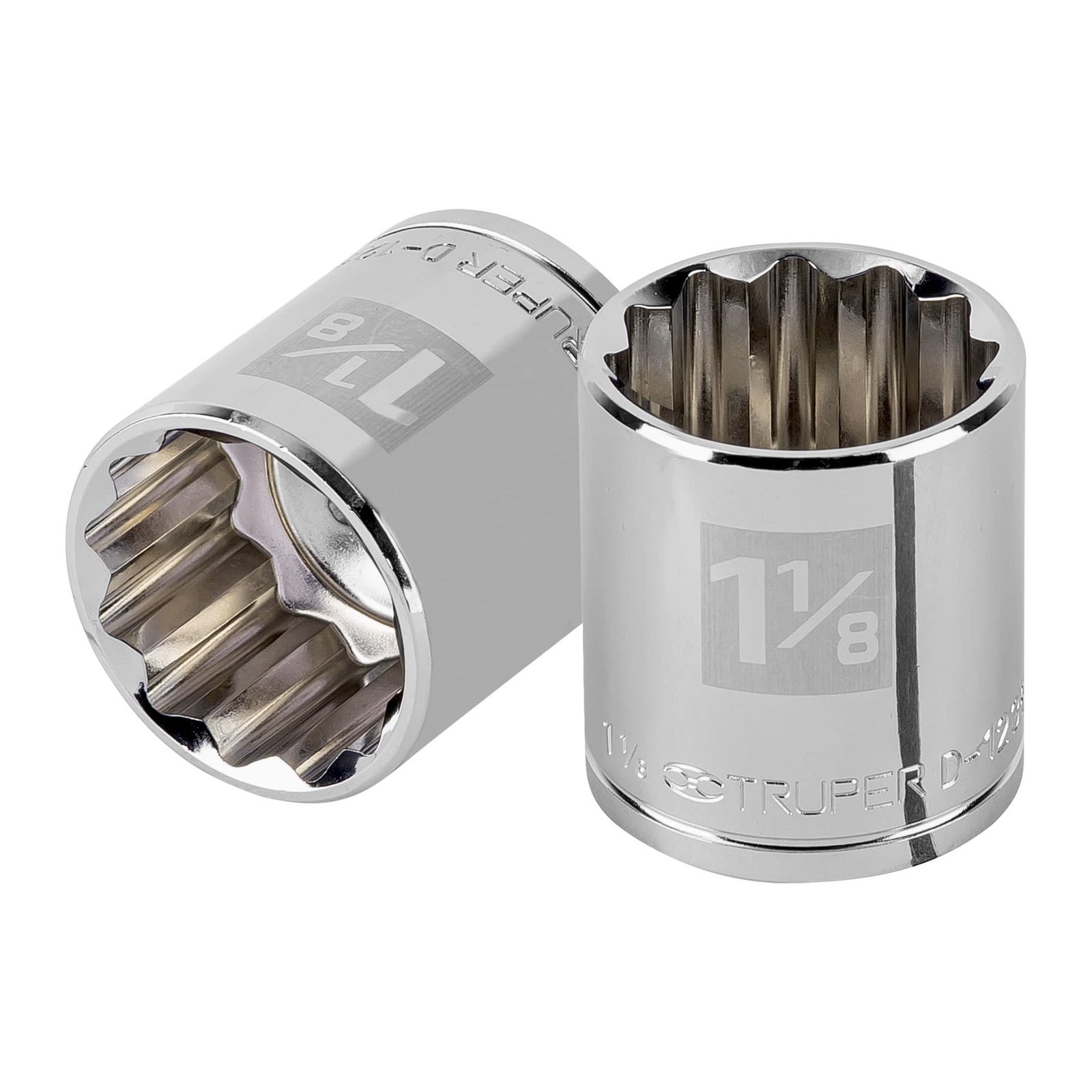 Dado de 1-1/8', 12 puntas, cuadro 1/2', TRUPER