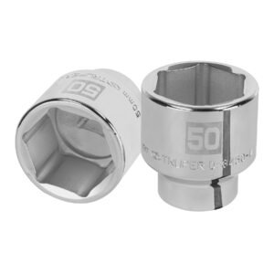 Dado de 50 mm, 6 puntas, cuadro 3/4', TRUPER