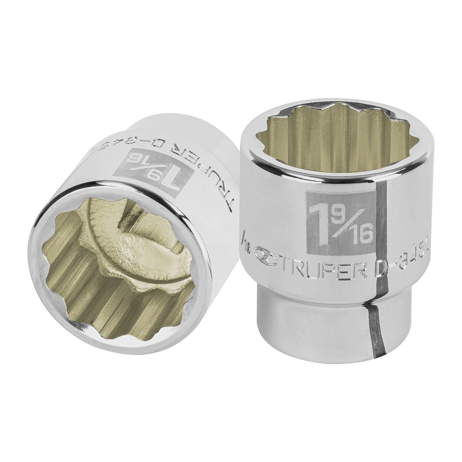 Dado de 1-9/16', 12 puntas, cuadro 3/4', TRUPER