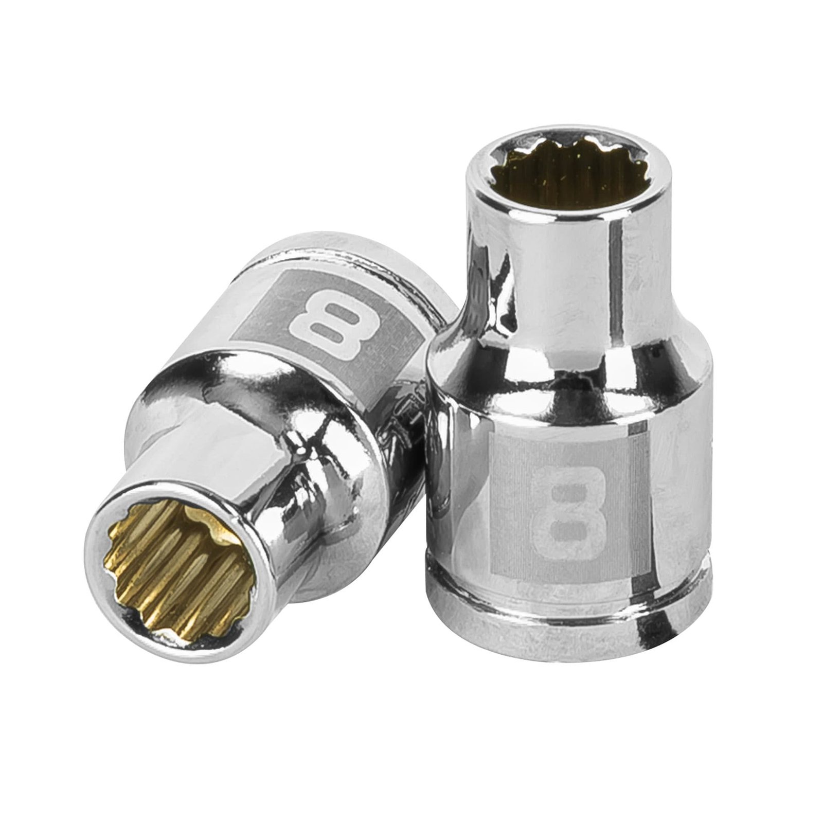 D-3808-M.jpg Dado de 8 mm, 12 puntas, cuadro 3/8', TRUPER - Image 1