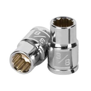 Dado de 3/8', 12 puntas, cuadro 3/8', TRUPER