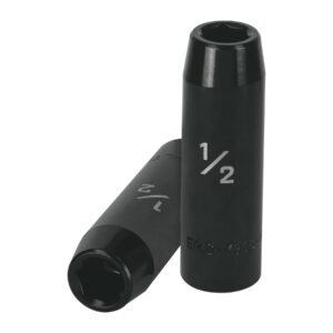 Dado largo impacto de 1/2', 6 puntas, cuadro 1/2', TRUPER