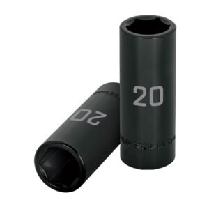 Dado largo cuadro 1/2' de impacto 6 puntas de 20 mm, TRUPER