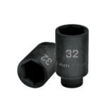 Dado largo impacto de 32 mm, 6 puntas, cuadro 1/2', TRUPER
