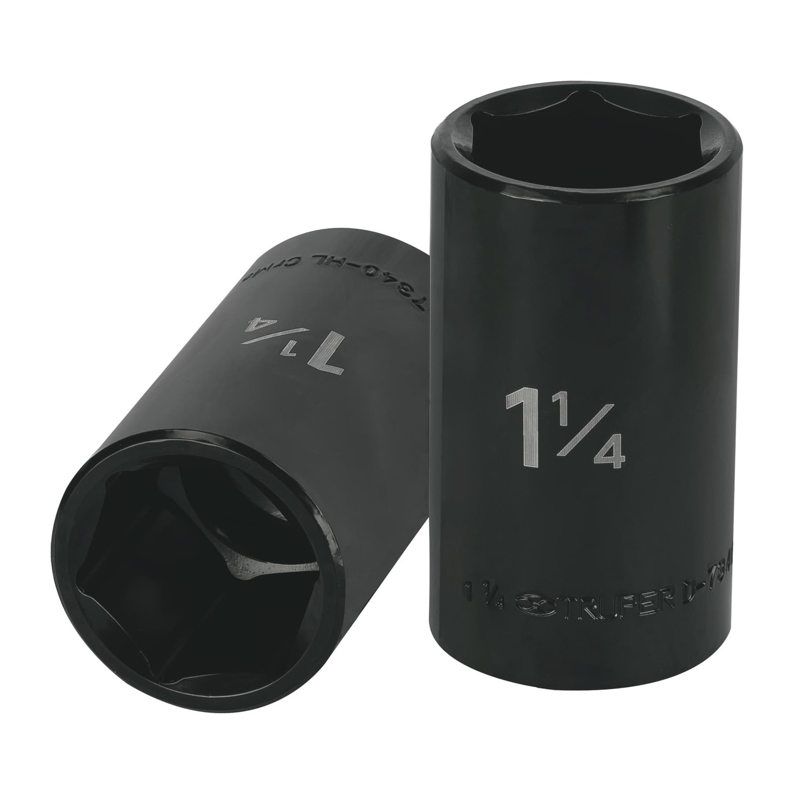 Dado largo impacto de 1-1/4', 6 puntas, cuadro 1/2', TRUPER