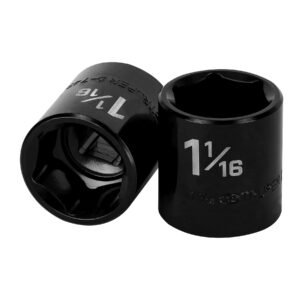 Dado de impacto de 1-1/16', 6 puntas, cuadro 1/2', TRUPER