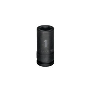 Dado largo de impacto de 1', 6 puntas, cuadro 3/4', TRUPER