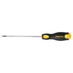 Desarmador cabinet 1/8 x 4' mango Comfort Grip, PRETUL