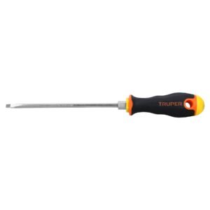 Desarmador cabinet 3/16' x 6' mango Comfort Grip, TRUPER