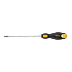 Desarmador cabinet 3/16 x 6' mango Comfort Grip, PRETUL