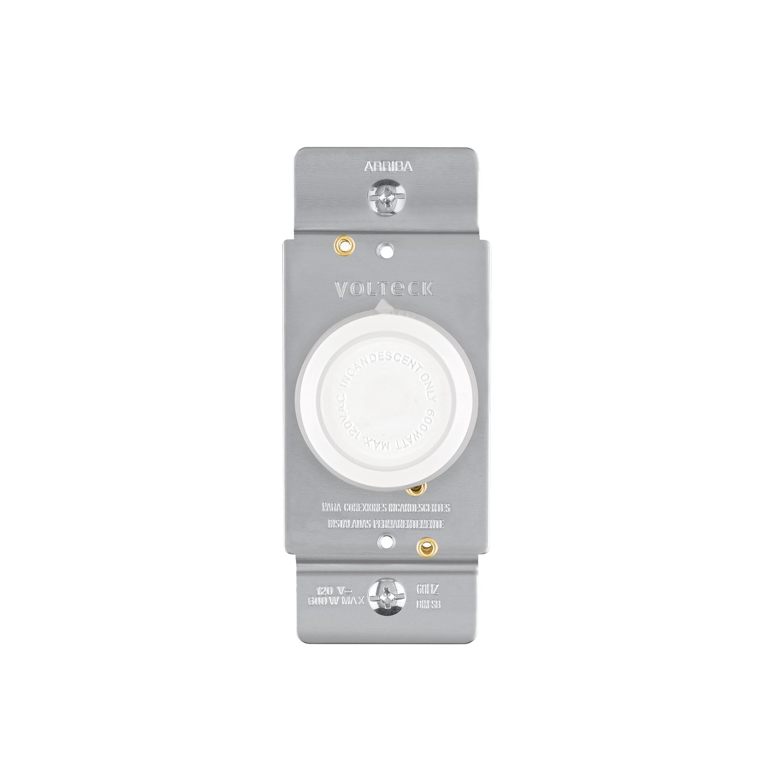 Atenuador de luz giratorio, Standard, blanco, VOLTECK