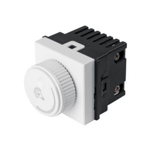 Dimmer giratorio de 1.5 módulos, línea Toledo, BASIC