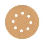 Paquete con 5 discos de lija 5' grano 60, 8 perforaciones