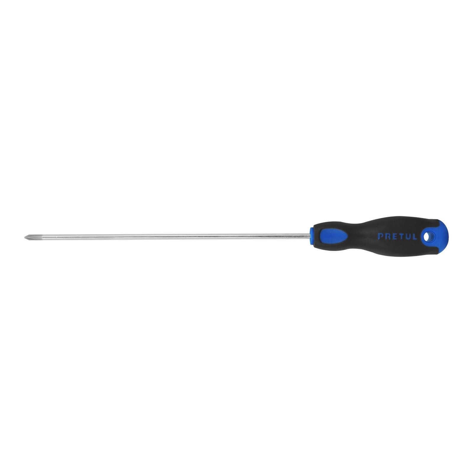 Desarmador de cruz 1/8' x 4' mango Comfort Grip, PRETUL