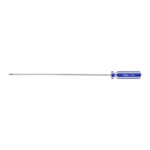 Desarmador de cruz 1/8' x 8' mango de PVC, PRETUL