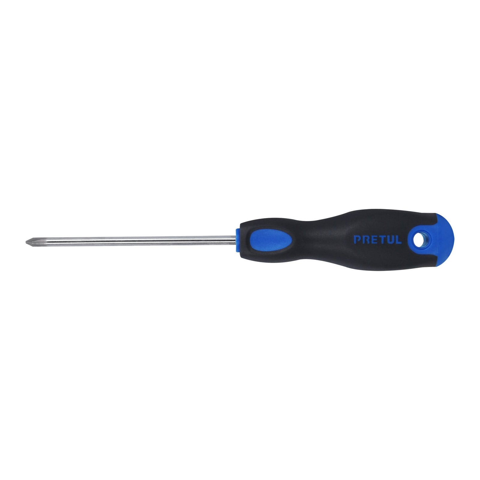 Desarmador de cruz 3/16' x 4' mango Comfort Grip, PRETUL