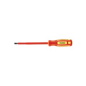 Desarmador dieléctrico plano 1/4' x 6', TRUPER
