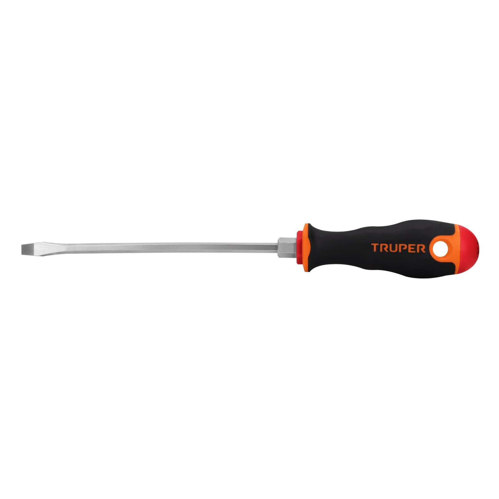 Desarmador plano 3/16' x 6' mango Comfort Grip, TRUPER