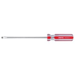 Desarmador plano 3/16 x 6' mango de PVC, PRETUL