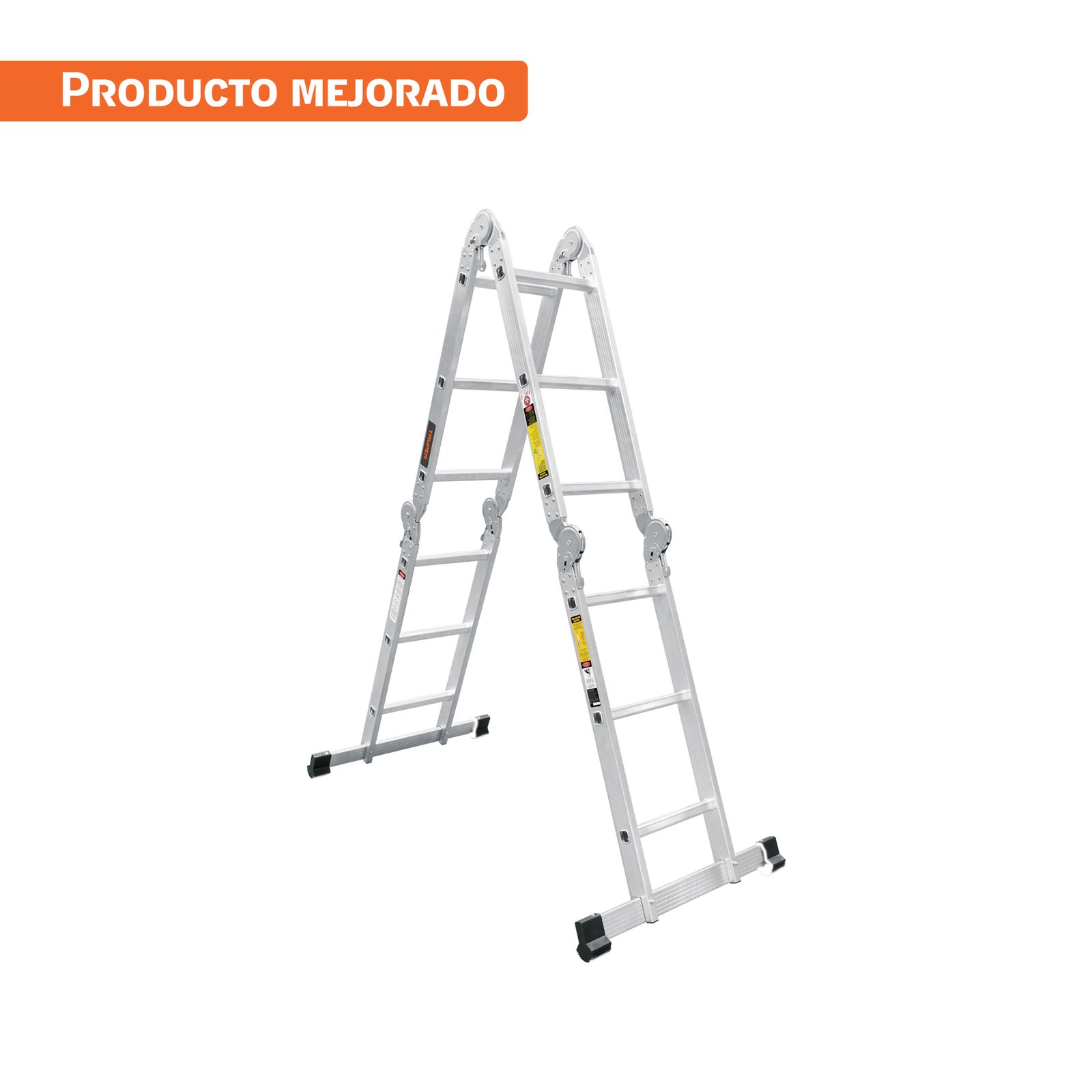 ESMU-112.jpg Escalera multiposición 12 peldaños, capacidad 150 kg, TRUPER - Image 1