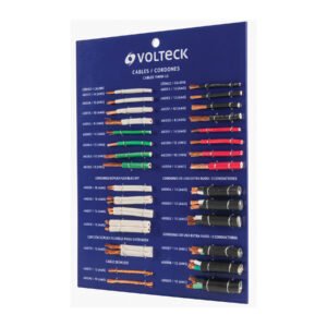 Exhibidor VOLTECK de cables y cordones