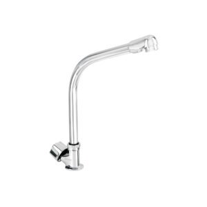Llave individual fregadero, cuello cobra, hexagonal, BASIC