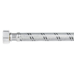 Manguera para boiler, acero inox. 1/2'H x 3/4'H, 150 cm