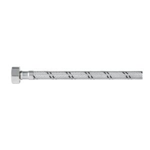 Manguera para monomando, acero inox, 1/2'x M10, 55 cm