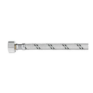 Manguera p/WC, acero inox, 1/2'x7/8', 35 cm