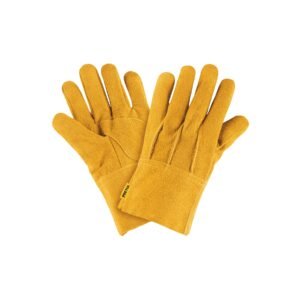 Guantes de carnaza, cortos, unitalla, PRETUL
