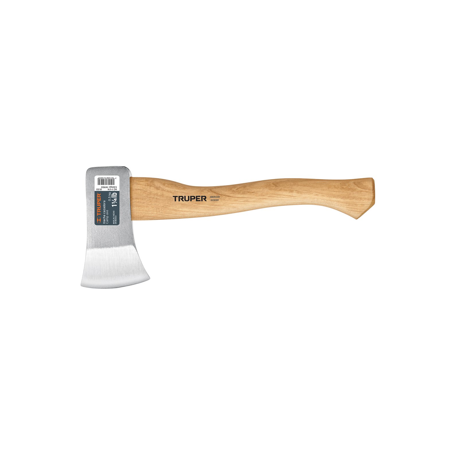 HC-1-1-4.jpg Hacha cazadora 1-1/4 lb, mango hickory 14', TRUPER - Image 1