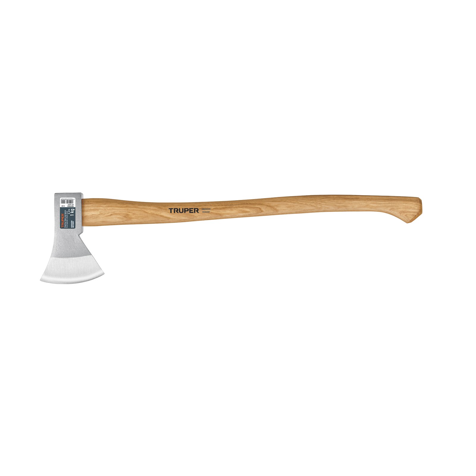 HE-1000.jpg Hacha europea 1000 g, mango hickory 28', TRUPER - Image 1