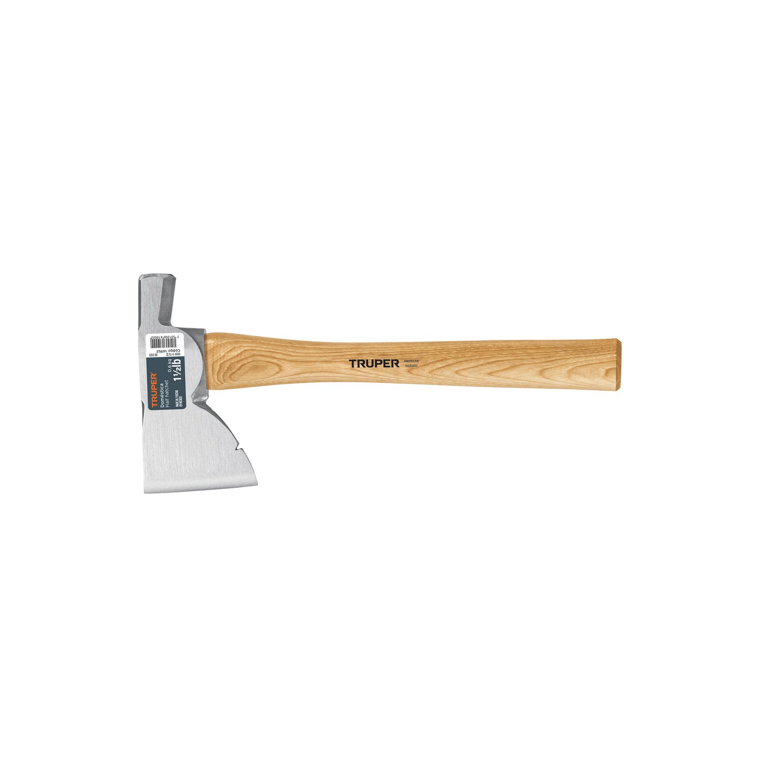 HH-1-1-2.jpg Hacha Doméstica 1-1/2 lb, mango hickory 14', TRUPER - Image 1