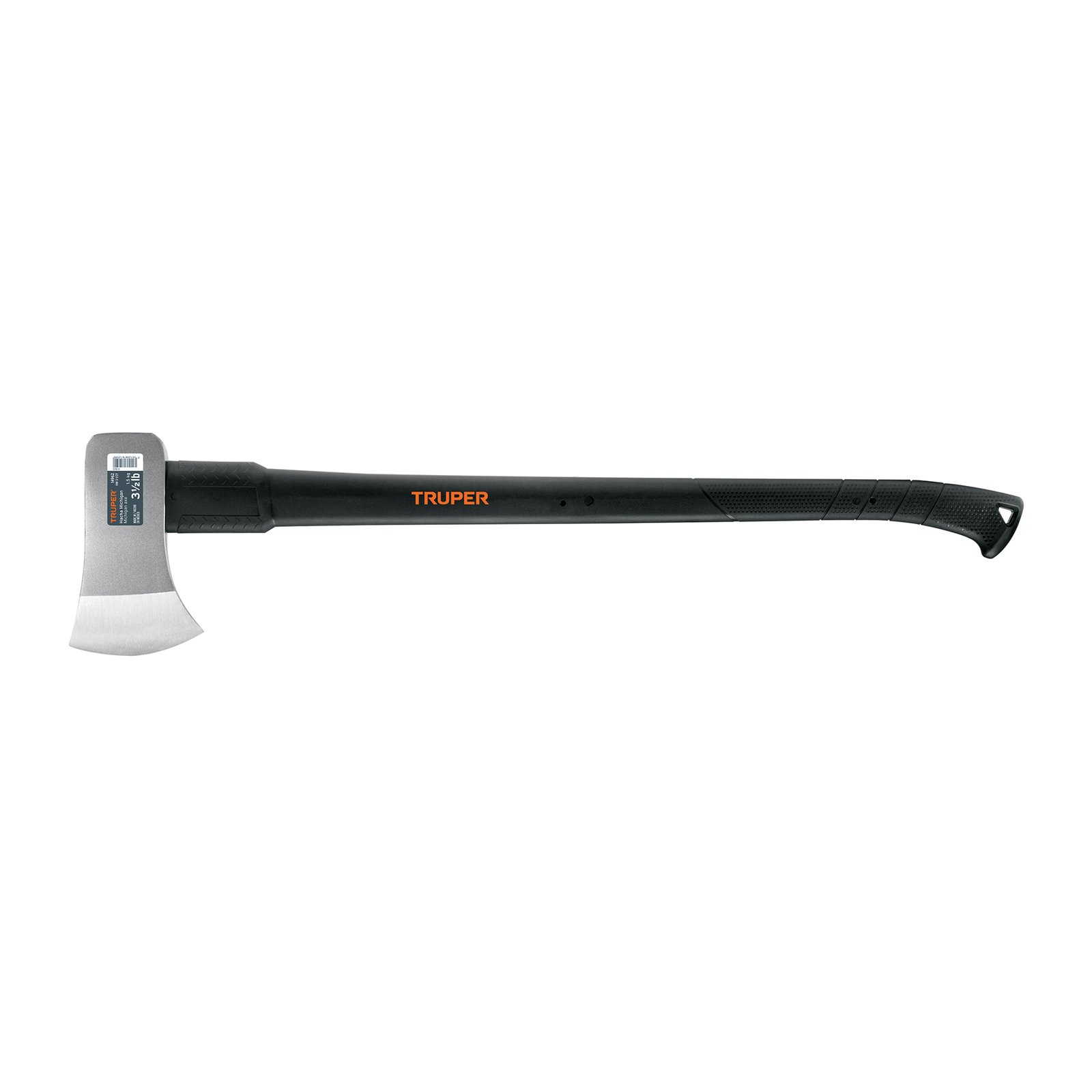 Hacha Michigan 3-1/2 lb, mango fibra de vidrio 34', TRUPER