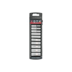 Juego de 10 dados largos cuadro 1/4' std, TRUPER