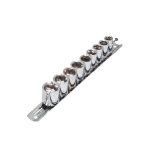 Juego de 9 dados cuadro 3/8' mm, PRETUL