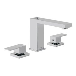 Mezcladora para lavabo taladros separados, cromo, FOSET KUBO