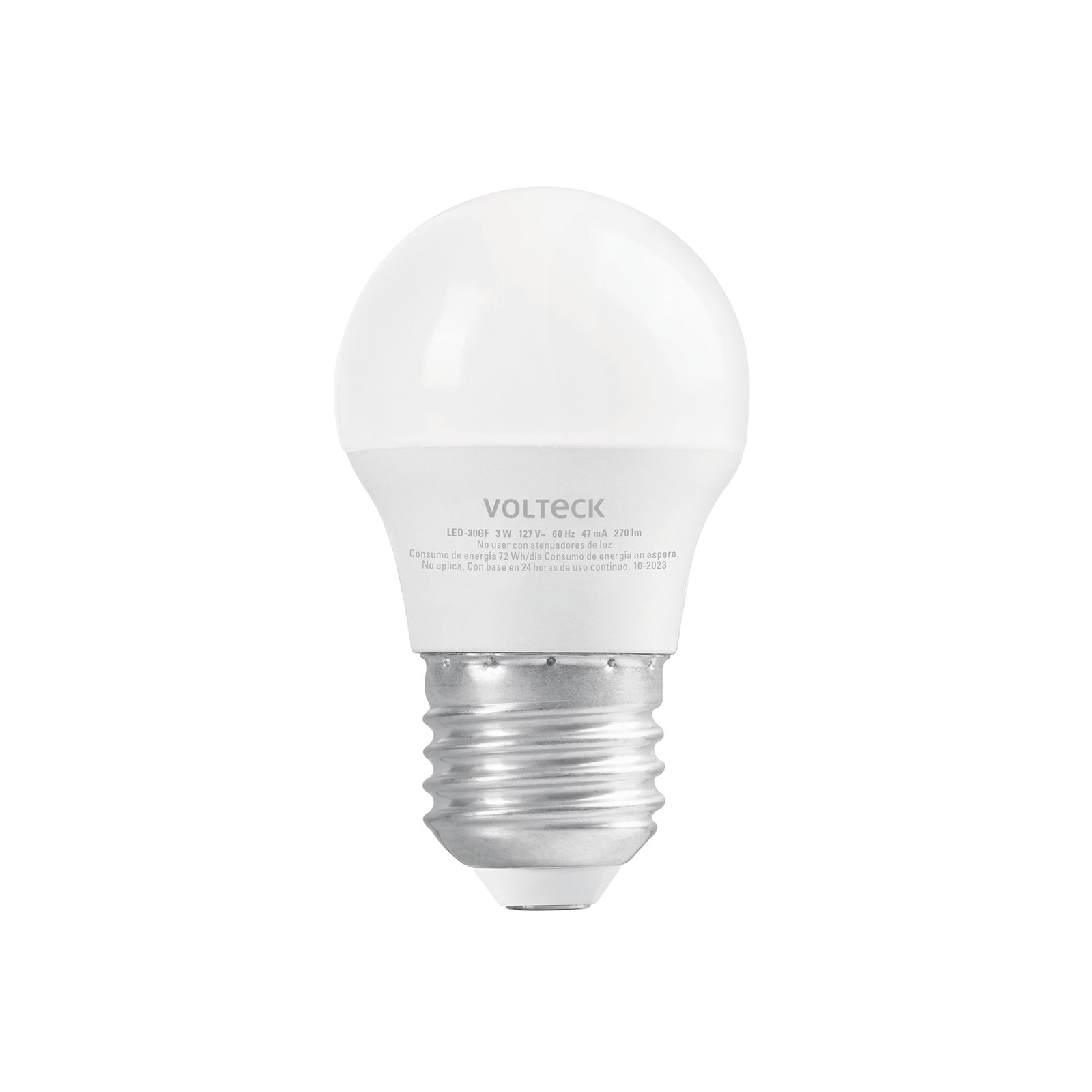 LED-30GF.jpg Foco LED 3W (25W) G45, 6500K blanca fría, 270 lm, blíster - Image 1